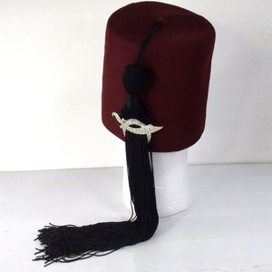Bonnet de luxe Shriners personnalisé, en feutre de laine premium, respirant, imperméable et réglable, pour le Corps Hospitalier Maçonnique - Product Image 3