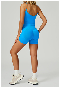 Nuevos Conjuntos de Yoga de 2 Piezas para Mujer, Color Sólido, Ropa Deportiva Transpirable y Ecológica para Gimnasio y Fitness, 2026 - Product Image 4