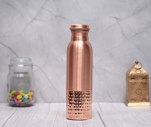 <b>Copper</b> Water <b>Bottle</b> Sustainable Kitchen Hydration <b>Bottle</b> for Eco Friendly Homes and Reusable <b>Drinking</b> - Product Image 3