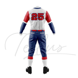 Conjuntos de Dos Piezas de Pantalones Cortos de Béisbol Sublimados de Alta Calidad al por Mayor, Último Diseño, Uniforme Transpirable 100% Poliéster - Product Image 5