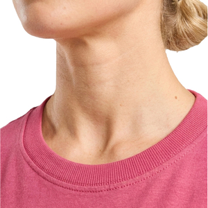 T-shirt à épaules tombantes pour femme, manches courtes, col rond, dégradé, effet délavé à l'acide - Product Image 2