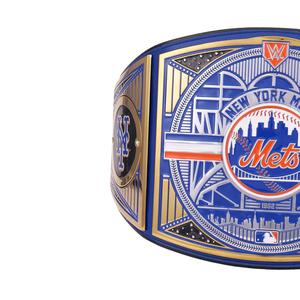 Cinturón de Campeonato de los New York Mets con Diseño Icónico de la Ciudad y el Béisbol, Edición Exclusiva de Colección - Product Image 3