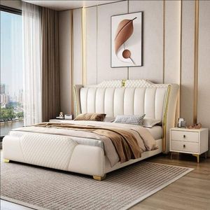 ชุดห้องนอนไม้สักแท้สุดหรูหราสไตล์ร่วมสมัยจาก Kiky Home Furniture Marvellisse เฟอร์นิเจอร์ตกแต่งบ้านคุณภาพพรีเมียมทำมือ - Product Image 3