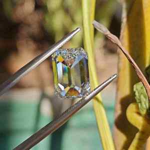 Lab Grown <b>Diamond</b> 1CT Emerald Cut E Color Excellent Cut Loose <b>Diamond</b> for Engagement <b>Rings</b> Jewelry IGI Certified - Product Image 2