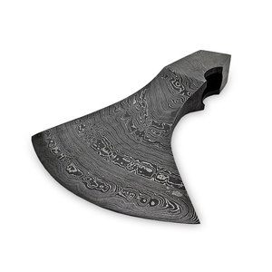 Cabeza de Hacha Vikinga de Acero de Damasco Forjada a Mano, Personalizada OEM, para Supervivencia, Camping y Bushcraft, Venta al Por Mayor y Marca Privada - Product Image 6
