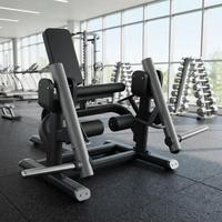 Machine d'exercice professionnelle durable à cadre métallique réglable pour usage commercial – Équipement de gym ISO pour extension des jambes