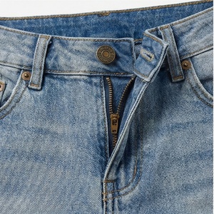 Shorts en jean grande taille pour femmes, couleur personnalisée, streetwear, 100 % coton, mode, demi-pantalon, jeans amples, Y2K - Product Image 4
