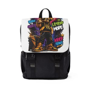 Sac à dos en cuir véritable élégant et personnalisé, logo gaufré, fermeture éclair de qualité supérieure, forme urbaine raffinée, OEM ODM, imperméable - Product Image 5