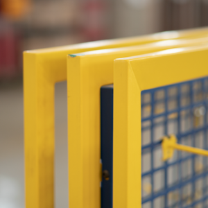 High-End Mobile <b>Accessory</b> Display Fixture | <b>Floor</b> Standing Peg Hook Grid Rack with Logo Header - Product Image 5