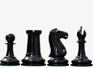 Pièces d'échecs Nathaniel Cooke 1849 Staunton, 4,5 cm, en ébène et bois de boxwood, ensemble de collection, au meilleur prix - Product Image 4
