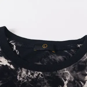 Camiseta Holgada para Hombre con Lavado Ácido - Estilo Retro - Algodón Jersey de Alto Gramaje - Estética Desgastada Única - Prenda Urbana Imprescindible 2026 - Product Image 3