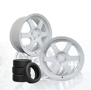 Jante de voiture en alliage d'aluminium 3R BLANCHE JDM 15 pouces 4 trous 100 04115-V30 - Product Image 1