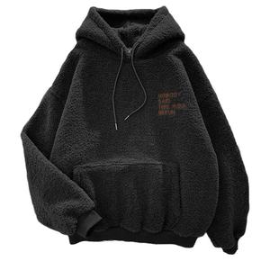 Sudadera de cuello alto holgada de talla grande para mujer, personalizada al por mayor, informal, de manga larga, lisa, Tops 23 - Product Image 2