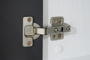 Meuble TV moderne en aggloméré blanc et gris foncé de 180 cm, modèle TV6074, avec 2 portes, 1 tiroir, glissières métalliques, rangement pour téléviseurs 65+ pouces, appartement, villa - Product Image 5