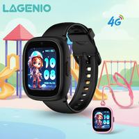Reloj Inteligente LAGENIO K3 con Tarjeta SIM 4G, Cámara, Botón SOS, Llamadas, Pantalla Cuadrada de 1.7'', Certificación FCC y RoHS, Rastreo GPS, Reloj Inteligente para Niños con GPS