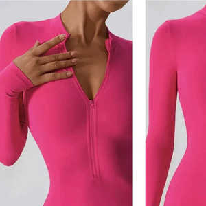 Nuevos Bodysuits para Mujer, Ropa de Yoga, Ropa Deportiva, Monos Acanalados, Shorts Ajustados Estilo Biker, Monos Cortos, Jumpsuits para Mujer - Product Image 6