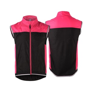 Anti UV Custom Sublimation Cycling Vest Summer Sleeveless Mesh <b>Back</b> Bicycle Gilet Quick Dry Breathable <b>Road</b> Bike Jersey Vest - Product Image 5