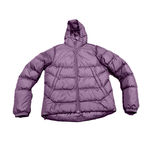 Veste d'hiver décontractée pour homme, à capuche, en duvet, coupe-vent, couleur unie, fermeture éclair, coupe régulière, polyester épais - Product Image 2