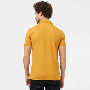 T-shirt de golf tendance coupe classique 210 grammes 100% coton tricoté respirant décontracté streetwear élégant OEM marque privée usine - Product Image 3