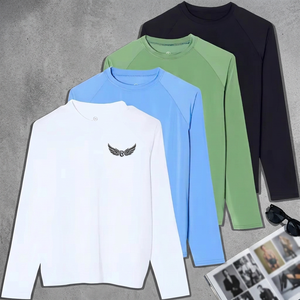 เสื้อรัชการ์ดแขนยาวพิมพ์ลายแบบซับลิเมชั่นสำหรับทุกเพศ ผ้าสแปนเด็กซ์/โพลีเอสเตอร์ 220 กรัม ระบายความร้อน ตะเข็บเรียบ ป้องกันแสงแดด UPF50+ - Product Image 5