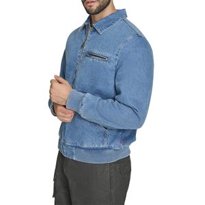 Veste en jean pour homme de qualité supérieure, 100% denim, mode hiver, veste d'extérieur tendance, chaude, respirante, épaisse - Product Image 5
