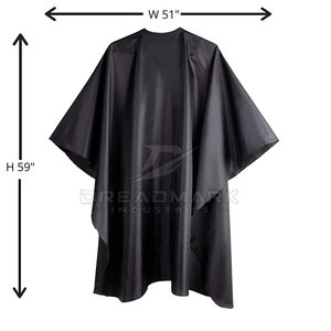Capa de Barbero Profesional Impermeable para Corte de Cabello, Ajustable, Antiestática, con Logotipo Personalizado - Product Image 4