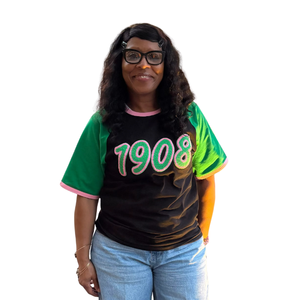 Women <b>Raglan</b> Sleeve T Shirt Black Green Contrast Color Block O Neck Cotton Casual Tee Summer <b>Top</b> - Product Image 4