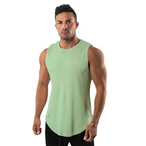 เสื้อกล้ามผู้ชายโพลีเอสเตอร์ 180gsm สีดำล้วน ราคาถูก ลดราคาพิเศษ เหมาะสำหรับออกกำลังกาย - Product Image 1