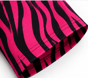 T-shirt sportif rose à imprimé animalier pour homme Index Apparel, manches courtes, col rond, sublimation par transfert - Product Image 6