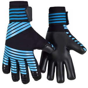Guantes de Portero con Palma de Látex Grueso, Material PU en Todos los Dedos, Antideslizantes, Transpirables, con Cierre de Gancho y Bucle, Correa de Muñeca Ajustable, Unisex - Product Image 3