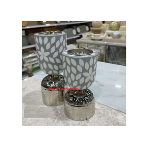 Cadeaux du Ramadan |   Brûleur à Bakhoor en Nacre, Résine, Bois et Métal, Porte-Encens, Décoration Islamique Aïd, Artisanat, Fournisseurs en Gros - Product Image 2