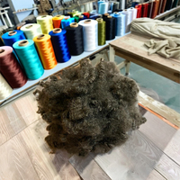 Fournisseur Vietnamien – Fibre de polyester vierge fine 20D HS marron 2D pour canapés, couettes, jouets, oreillers, intérieurs de voitures, teinture siliconée