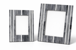 Handmade Bone Inlay Photo <b>Frame</b> <b>Grey</b> Mosaic Design Tabletop Vertical Decorative Picture <b>Frame</b> Modern Luxury Home Decor - Product Image 2