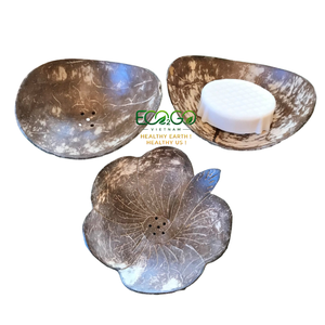 ที่วางสบู่เปลือกมะพร้าวธรรมชาติ สำหรับตกแต่งห้องน้ำ สปา โรงแรม และบ้าน - Product Image 4