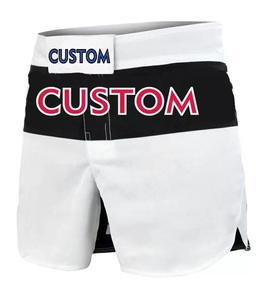 GAF Short de combat extensible uni pour hommes, arts martiaux Muay Thai, MMA, Kick Boxing, vente directe d'usine - Product Image 6