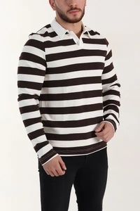 เสื้อสเวตเชิ้ตแขนยาวคอกลมสำหรับผู้ชาย สีดำและสีเทาล้วน ระบายอากาศได้ดี สไตล์สตรีทแวร์ ผ้าฟลีซ พร้อมโลโก้ OEM - Product Image 5