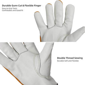 Guantes de Seguridad Resistentes de Fábrica para Hombre, Guantes de Trabajo Industriales de Pakistán, OEM Disponible - Product Image 6
