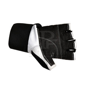 Custom Logo Leather <b>Half</b> Finger Gym Gloves Soft Fabric Design Strong Grip Touchscreen Compatible Lightweight Weight Lifting - Product Image 5