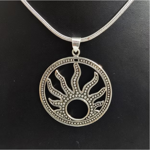 Pendentif unisexe classique tribal en argent 925, 12,2 grammes, pour fiançailles, mariage, anniversaire et usage quotidien - Product Image 2