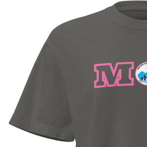 T-shirt rose ample et épais pour femme, motif graphique, coton premium, manches courtes, vêtement décontracté et tendance - Product Image 6