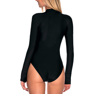 Maillot de surf écologique pour femme, manches longues, deux pièces, séchage rapide, protection UV, idéal pour la randonnée et la natation - Product Image 3