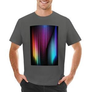 T-shirt décontracté sans manches en coton tissé pour homme, coupe ajustée, impression numérique phosphorescente, 320g, vêtements écologiques personnalisés - Product Image 4