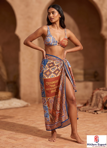 Pareo Hawaiano Polinesio Personalizado de Moda, Envoltura de Playa Ligera, Ropa Tropical para Resort, Exportador de Tejidos OEM ODM - Product Image 4
