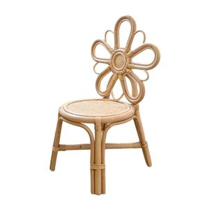 Wholesale Factory Price Kids Rattan Petal <b>Chair</b> Kids Furniture High Quality Nursery Room Children Furniture Hot Sale <b>Cheap</b> - Product Image 2