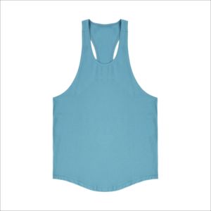 High Street Men's Black Sleeveless Tank <b>Top</b> Solid Color Knitted O-Neck Casual Wear Breathable 100% Polyester Micro <b>Mesh</b> Fabric - Product Image 2