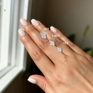 เพชรแล็บโกรว์ทรง KITE ขนาด 1.00 กะรัต (0.50 กะรัตต่อเม็ด) คุณภาพ VVS สี E รับรองโดย IGI สำหรับออกแบบต่างหูตามสั่ง - Product Image 5