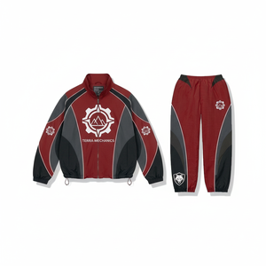 Tracksuits Windbreaker Sets Custom Logo Print Jacket and Jogger Sets Men's Two-Piece Set Windbreaker Sports Suit - Product Image 1