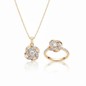 Anillos de Diamantes de Eternidad con Espiral de Flores de Diamantes Cultivados en Laboratorio de Plata de Ley 925 de Alta Calidad, Regalo Minimalista de Aniversario - Product Image 3