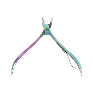 High Quality Manicure <b>Tool</b> Nail Cuticle Nipper Professional Stainless Steel <b>Sharpening</b> Nail Nipper Colorful Nail Cuticle Nippers - Product Image 3