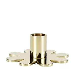 Support à bougie en métal exclusif pour la décoration de la maison, élégant porte-bougie, centre de table décoratif, décoration intérieure - Product Image 5